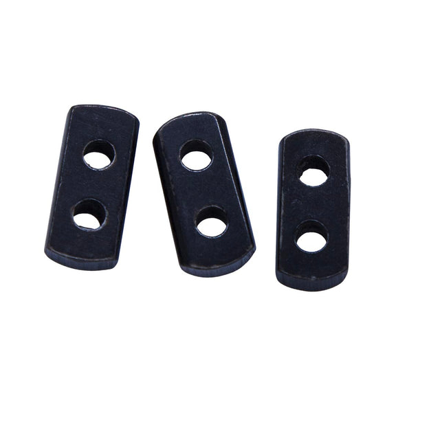 99LC109-2: Horn Choker Spacer Black 2 Hole 8x26mm 18 Pieces