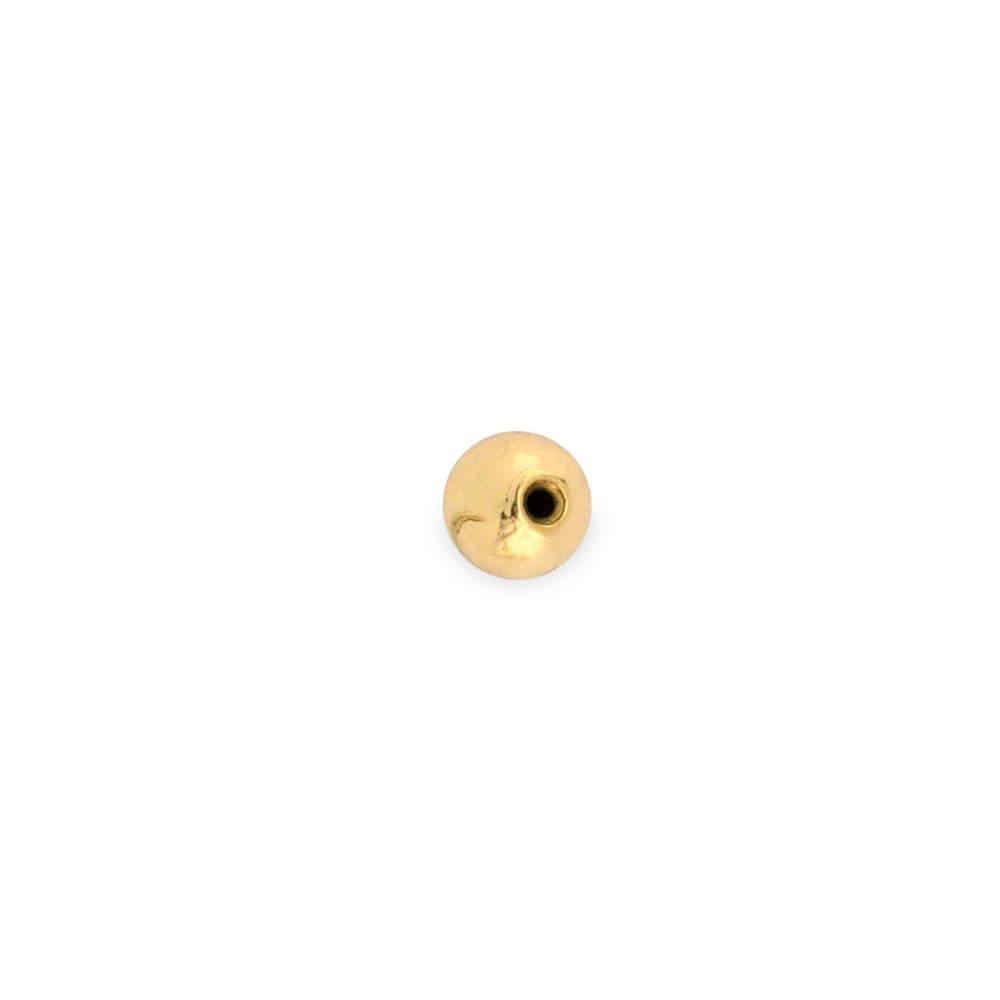99MW854-5: Memory Wire End Gold 5mm - 10 Pieces
