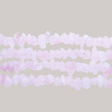 99ST402-N: 8-12mm Rose Quartz Chips 36"