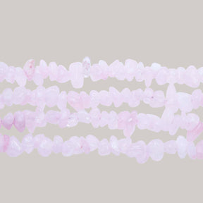 99ST402-N: 8-12mm Rose Quartz Chips 36"