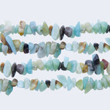 99ST436-N: 8-12mm amazonite Chips 36"