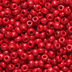 9EP146-3R: Vintage FRNCH Opaque DK Red#3 9/0 50 Gram Bag