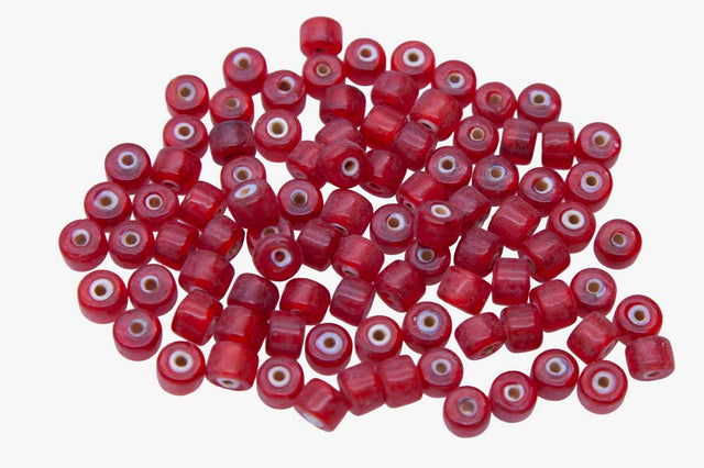 9IC743: Crow White Lined Siam Red 9mm 100 Grams