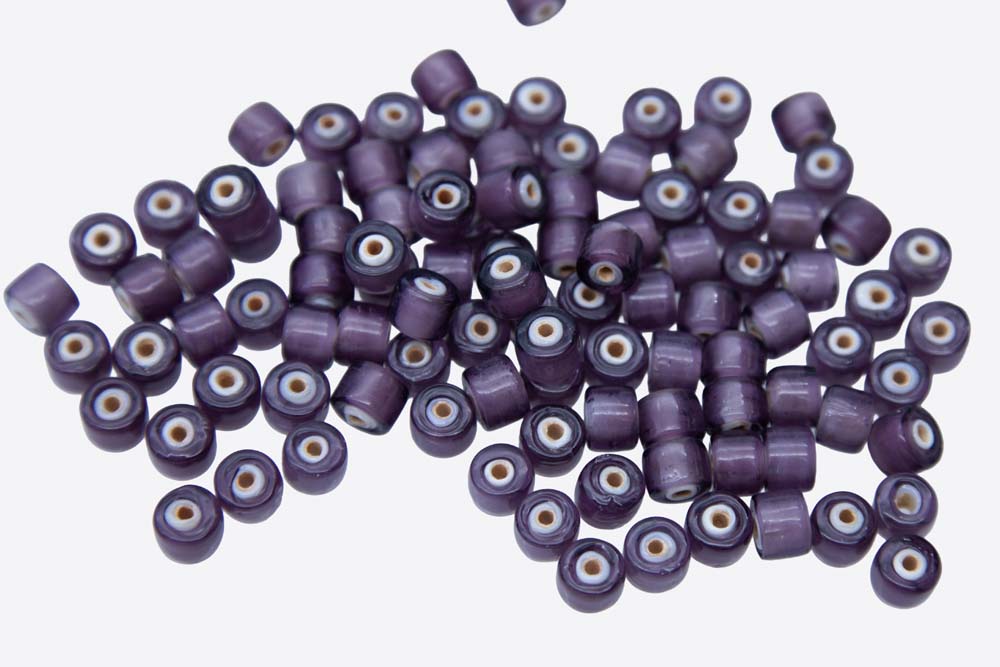 9IC797: Crow White Lined Dusty Lilac 9mm 100 Grams