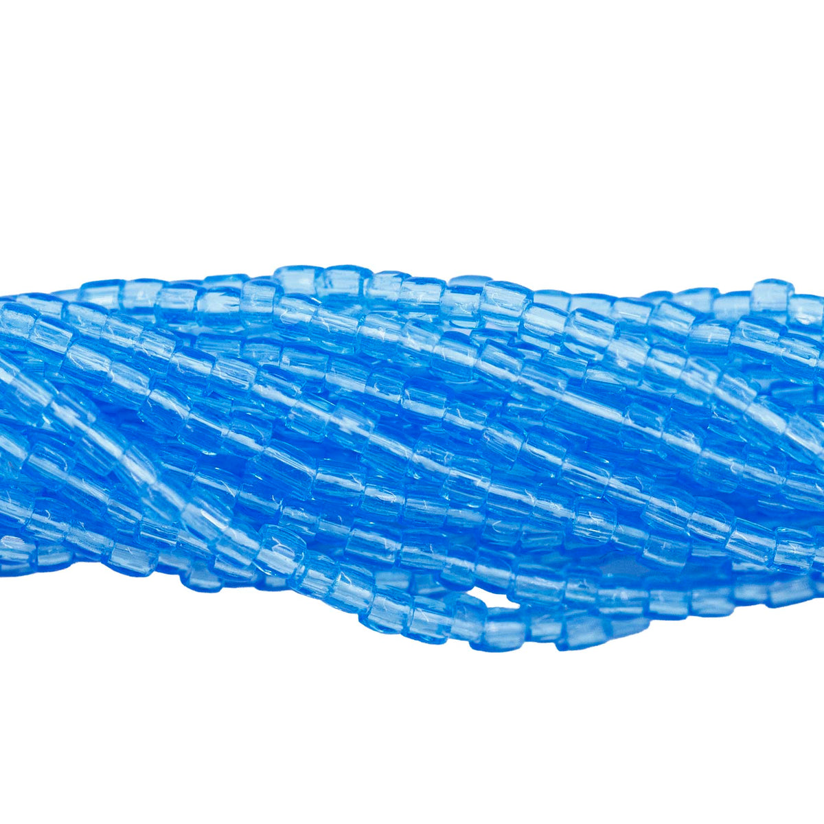 9SC263R: CZ Seed Bead 3-cut Trans Aqua 9/0-1HK
