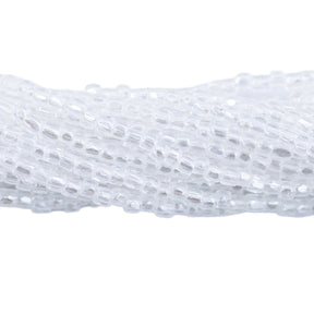 9SC312-TR: CZ Seed Bead 3-cut Crystal Luster 9/0-1HK