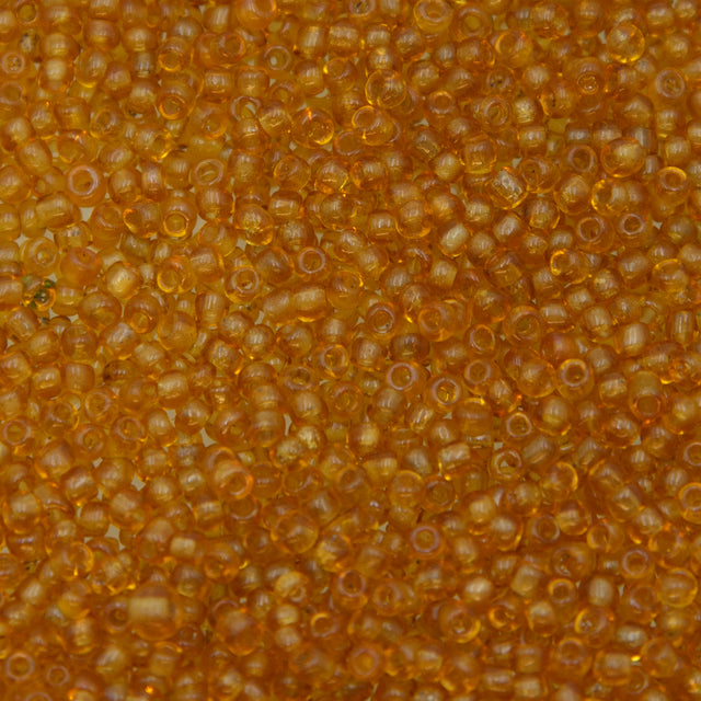 9SV100-11: Vintage Venetian Transparent Topaz 9/0 250 Grams