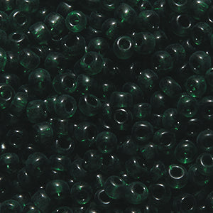 9SV100-2: Vintage Venetian Transparent Dark Green 9/0 250 Grams