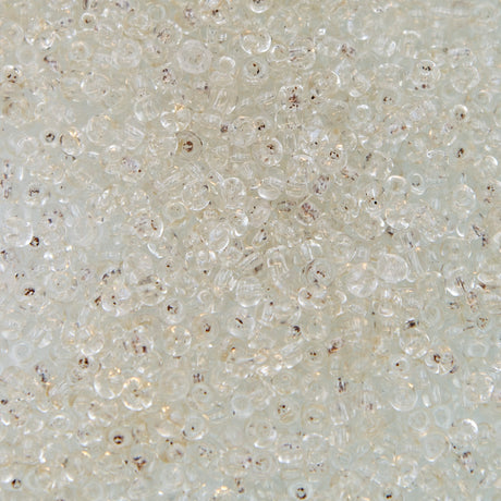 9SV100-28: Vintage Venetian Transparent Crystal 9/0 250 Grams