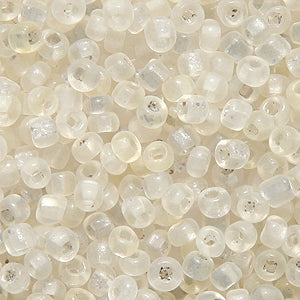 9SV212-11U: Vintage Venetian Clear #11 SQ Hole Frosted 9/0 500 Grams