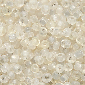 9SV212-11UR: Vintage Venetian Clear #11 Square Hole Frosted 9/0 50 Gram Bag