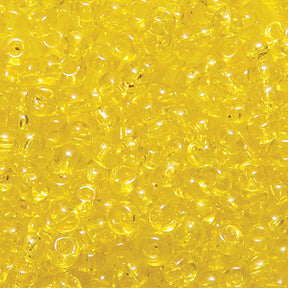 9SV222-1R: Vintage Venetian Transparent Yellow #1 Square Hole 9/0 50 Gram Bag