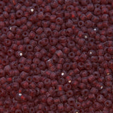 9SV244-AUR: Vintage Venetian Transparent Red #10 Frosted 9/0 50 Gram Bag