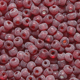 9SV248-10R: Vintage Venetian Transparent Red #10 Frosted 9/0 50 Gram Bag