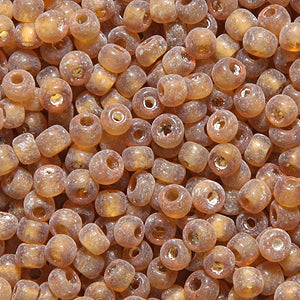 9SV253-13: Vintage Venetian Transparent Gold #13 Frosted 9/0 500 Grams