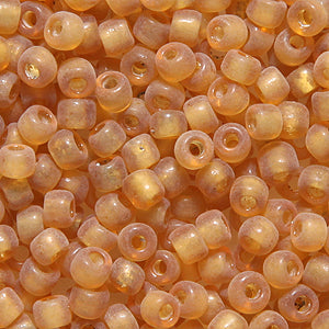 9SV253-14: Vintage Venetian Transparent Gold #14 Frosted 9/0 500 Grams