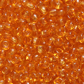 9SV254-3R:  Vintage Venetian Transparent Raw Sienna #3 SQ Hole 9/0 - 50 Gram Bag