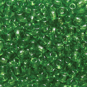 9SV283-2R: Vintage Venetian Yellow Green #2 Square Hole 9/0 50 Gram Bag