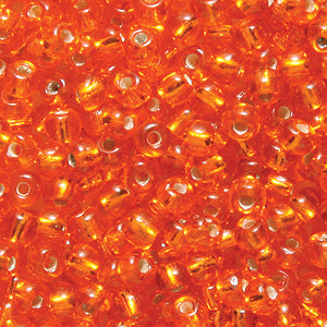 9SV435-3R: Vintage Venetian SIL-Line Orange #3 9/0 150 Gram Bag