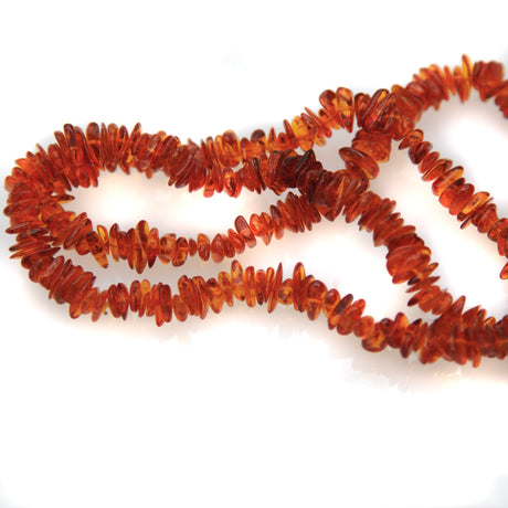 AC900-N10: Amber Necklace Chunky Chip 32 Inches