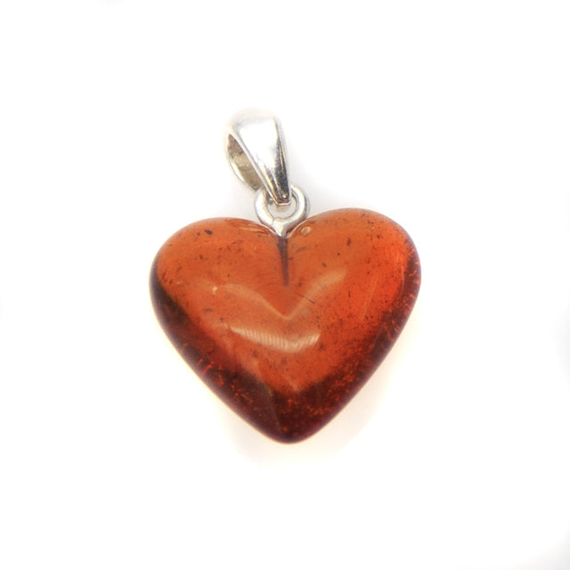 AC999-HT1: Amber Heart 16mm SS Bail