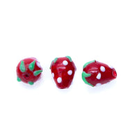 AL303-1: Strawberry Red w/Pink 19mm - 1PC