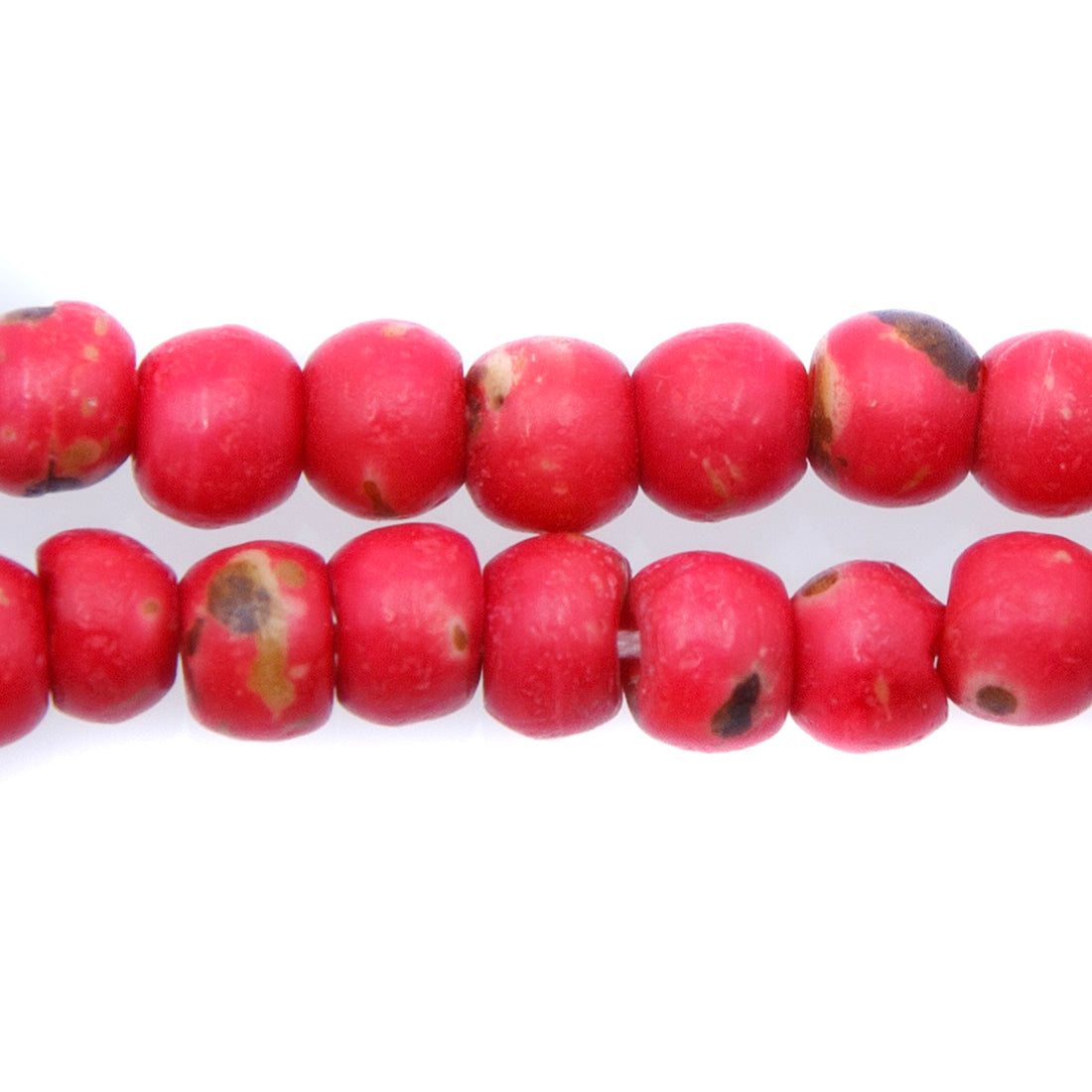 BN100-10: Raspberry Colored Bone 6mm 13" String