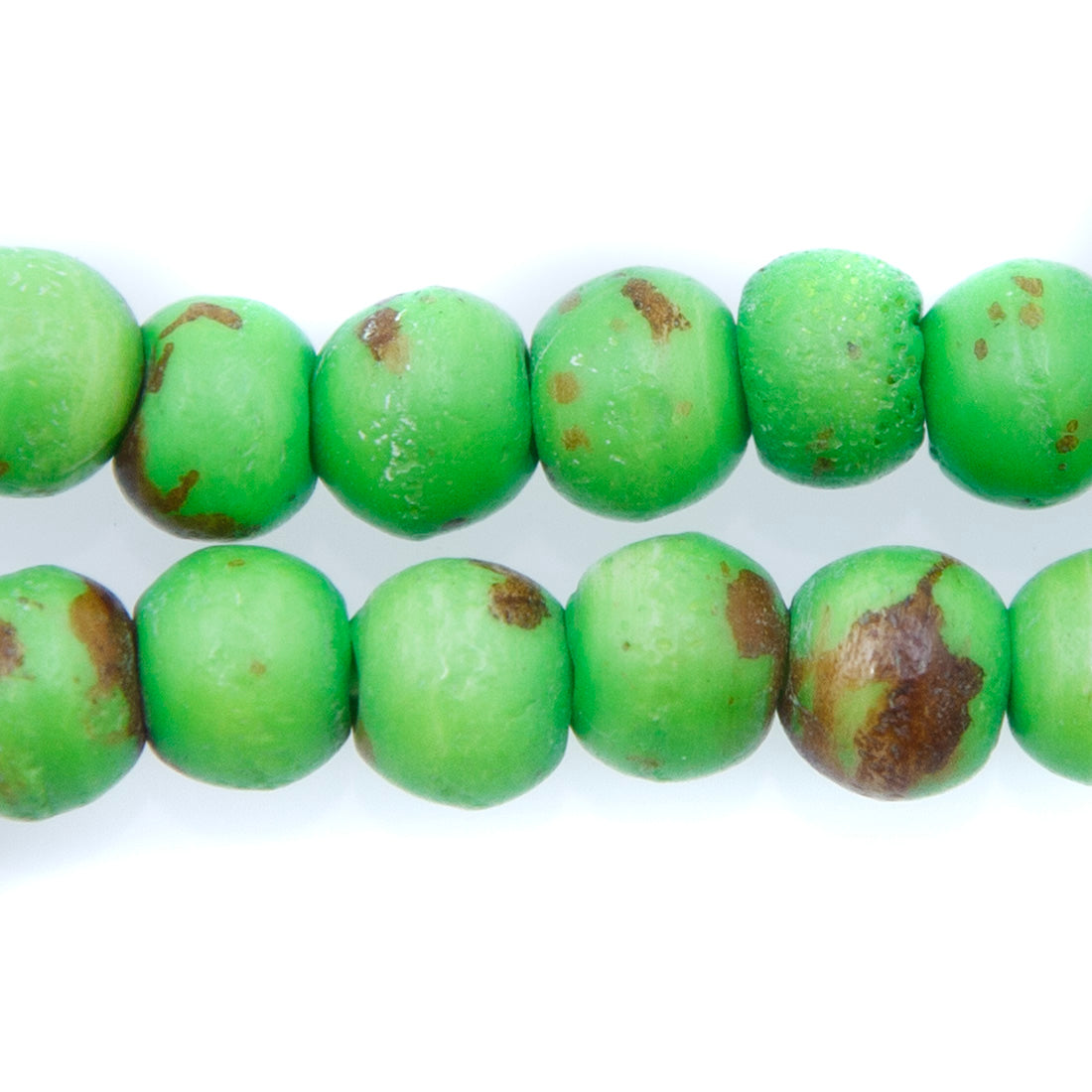 BN100-16: Lime Colored Bone 8mm 14" String