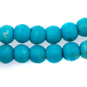 BN100-17: Teal Colored Bone 8mm 14" String