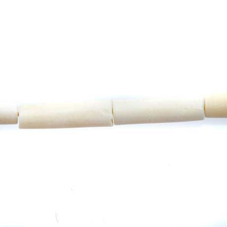 BN100-35: Natural Bone Tube 24mm 13" String