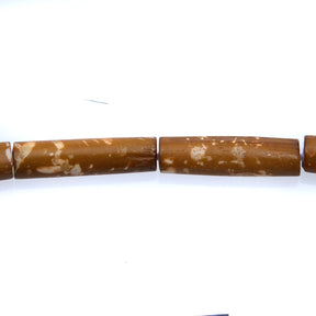 BN100-36: Latte Colored Bone Tube 24mm 13" String