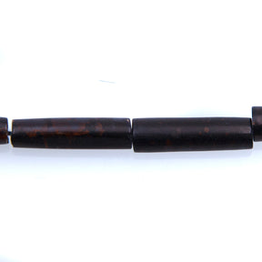 BN100-38: Coffee Colored Bone Tube 24mm 13" String