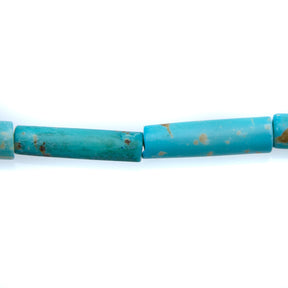 BN100-40: Light Turquoise Colored Bone Tube 24mm 13" String