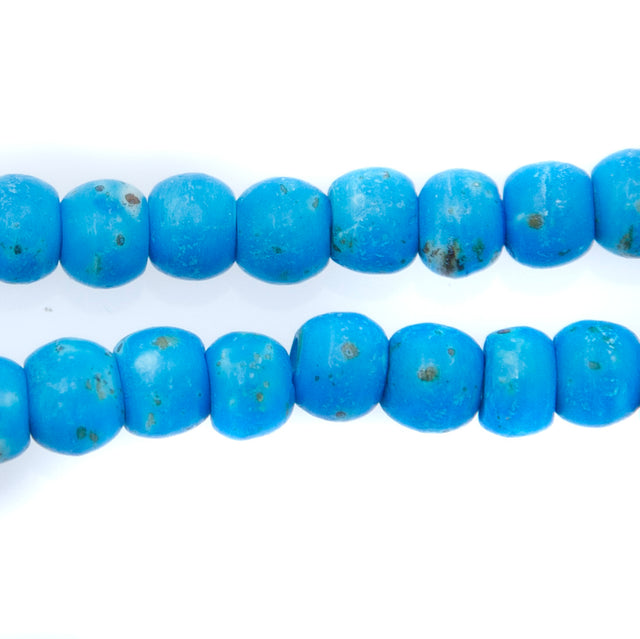 BN100-7: Teal Colored Bone 6mm 13" String