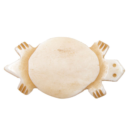 BN228-TS2: Bone Sea Turtle Tea Dyed Small 18x50mm 4 Pieces