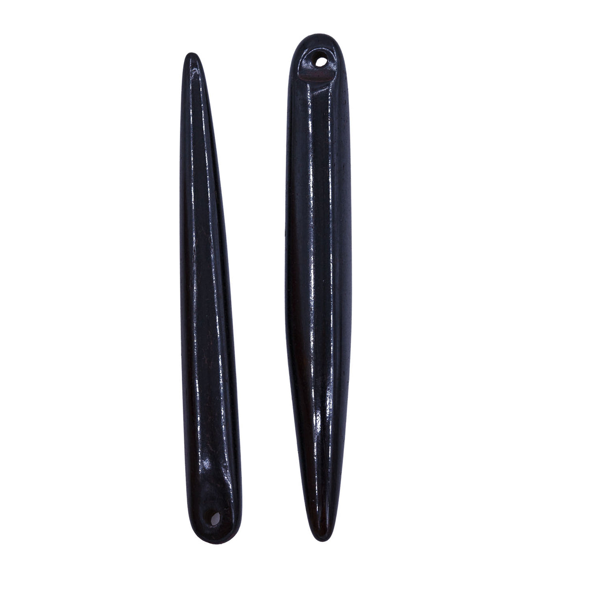 BN3501-01: Bone Fang Shape Pendant Black/Brown 6-8x55mm AVG 5PPK