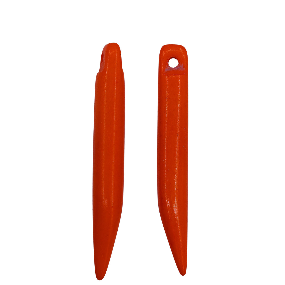 BN3501-02: Bone Fang Shape Pendant Orange 6-8x55mm AVG 5PPK