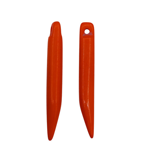 BN3501-02: Bone Fang Shape Pendant Orange 6-8x55mm AVG 5PPK