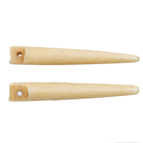 BN352-2AN: Bone Hair Pin Antiqued 2" 10 Pieces