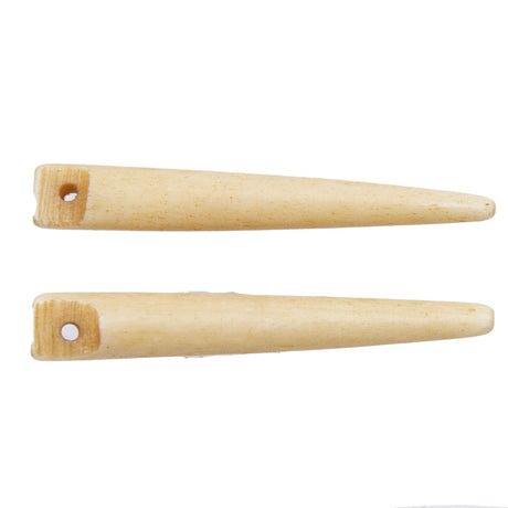 BN352-2AN: Bone Hair Pin Antiqued 2" 10 Pieces