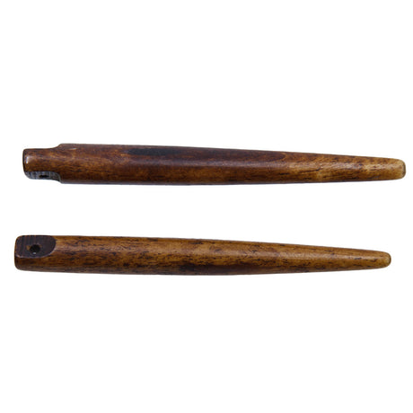 BN358-3: Bone Hair Pin Brown 3IN 5PC