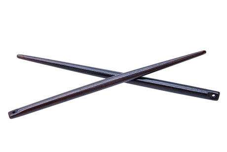 BN358-6: Bone Hair Pin BRWN 6IN 2PC