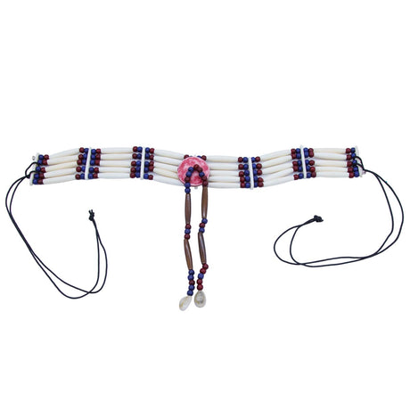 BN940-7: Bone Multi Strand Choker