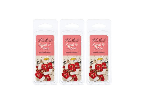 DZ0465-08: Sweet & Petite Holiday Charms 19x10.5mm Mitten 8PPK