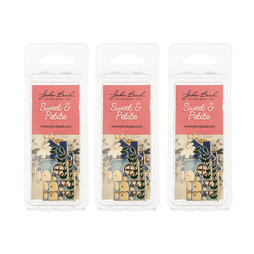 DZ0467-005: Zinc Charm 29x24mm Blue House 3PPK