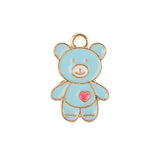 DZ0467-037: Zinc Charm 20x13mm Teddy Bear 10PPK