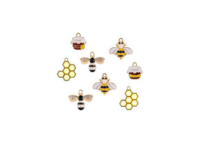 DZ0467-038: Sweet & PetiteCharm Set Asst Beehive 8PPK