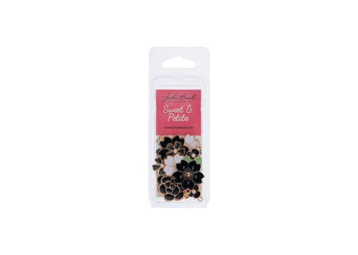 DZ0467-041: Sweet & PetiteCharm Set Black Bouquet 10PPK