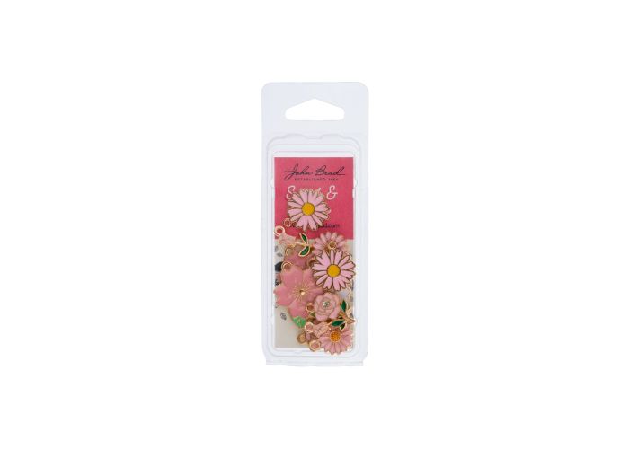 DZ0467-045: Sweet & PetiteCharm Set Pink Bouquet 10PPK
