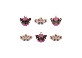 DZ0467-047: Sweet & PetiteCharm Set Summer Butterfly 6PPK